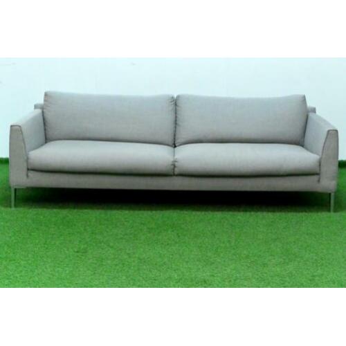 ?? Als NIEUW grijze stoffen Design on Stock Heelz bank