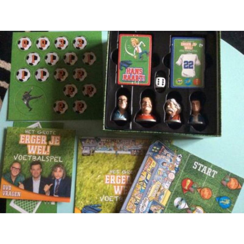 Nieuw spel: Erger je wel.Voetbalspel