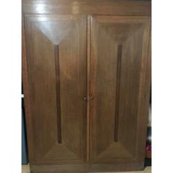 antieke slaapkamer kaptafel kast bed en nachtkastje