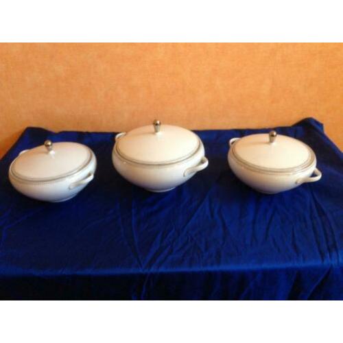 3 Dekschalen Bavaria servies Liesbeth