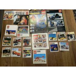 Grote partij oude lego met veel boekjes ongeveer 5 kilo kg