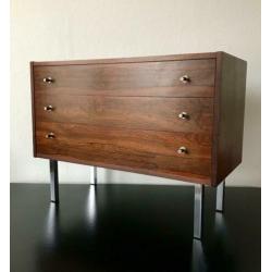 Kast ladenkast hout vintage retro mid century design