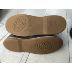 Shabbies Amsterdam grijs laars laag ZGAN mt 40
