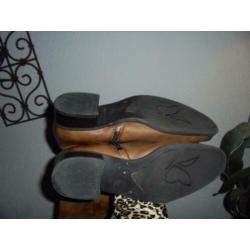 P65) camel kleurige laarzen caprice leer mt 6 = 39