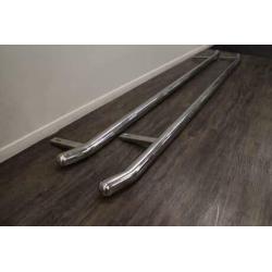 Sidebars renault master 2010+ l3/l4 hoogglans rvs €465 excl