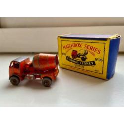Moko Lesney nr 26A Concrete Truck uit 1956 met originele box