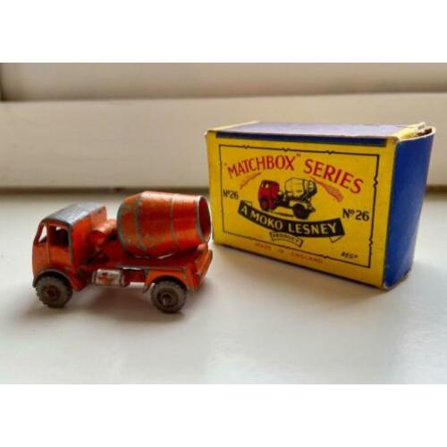 Moko Lesney nr 26A Concrete Truck uit 1956 met originele box