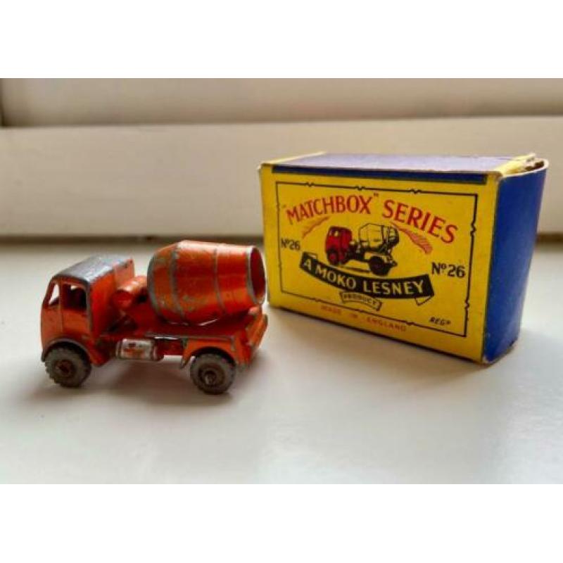 Moko Lesney nr 26A Concrete Truck uit 1956 met originele box