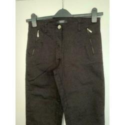 D1149 Nieuw ZiZo maat 36=S broek jeans spijkerbroek zwart