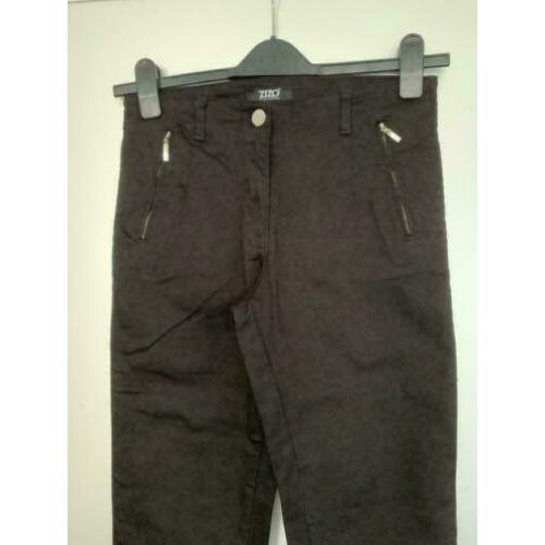 D1149 Nieuw ZiZo maat 36=S broek jeans spijkerbroek zwart