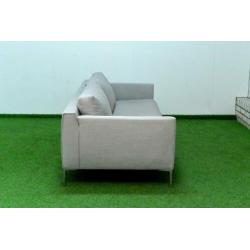 ?? Als NIEUW grijze stoffen Design on Stock Heelz bank