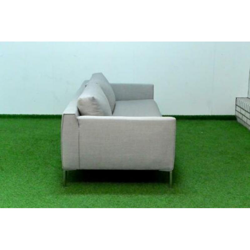 ?? Als NIEUW grijze stoffen Design on Stock Heelz bank