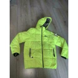 Mcgrecor jas winterjas skijas 140 neongeel geel