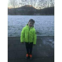 Mcgrecor jas winterjas skijas 140 neongeel geel