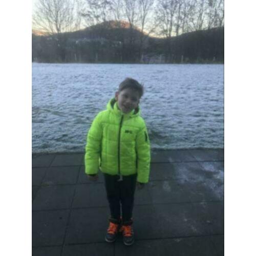 Mcgrecor jas winterjas skijas 140 neongeel geel