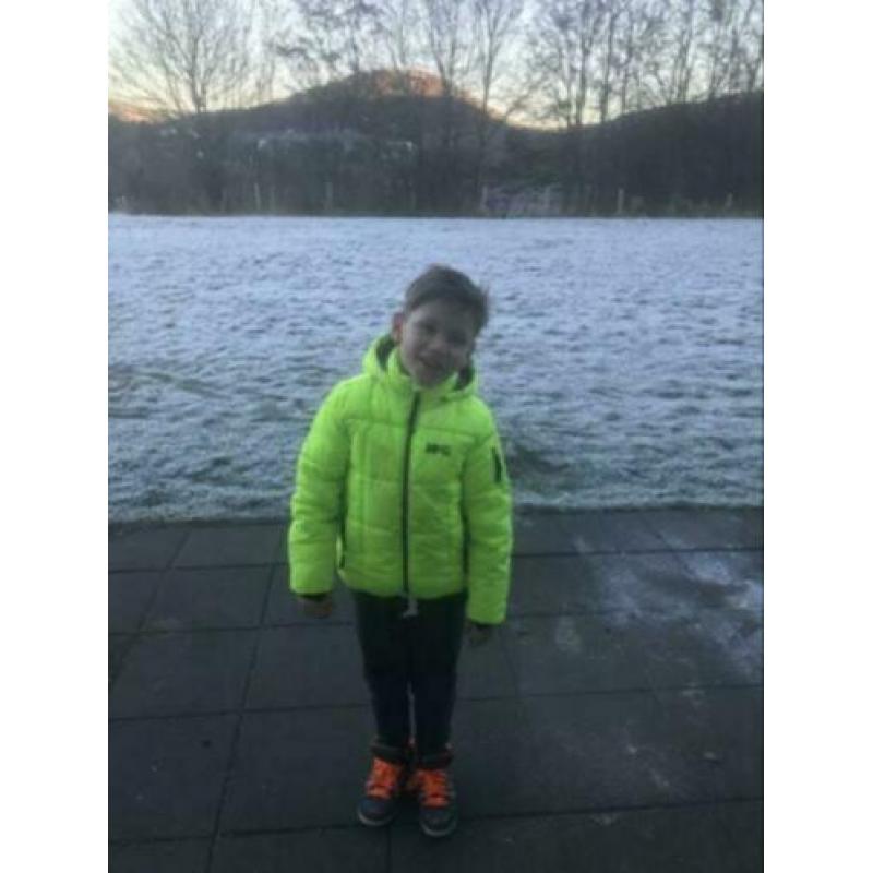 Mcgrecor jas winterjas skijas 140 neongeel geel