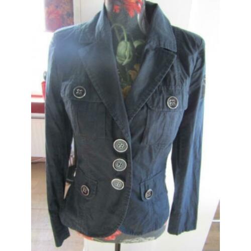 F170 AIRFIELD mt 36 jasje donkerblauwmodel Chica90 blazer