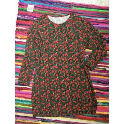 Blutsgeschwister retro print jurkje tuniek xl nwst