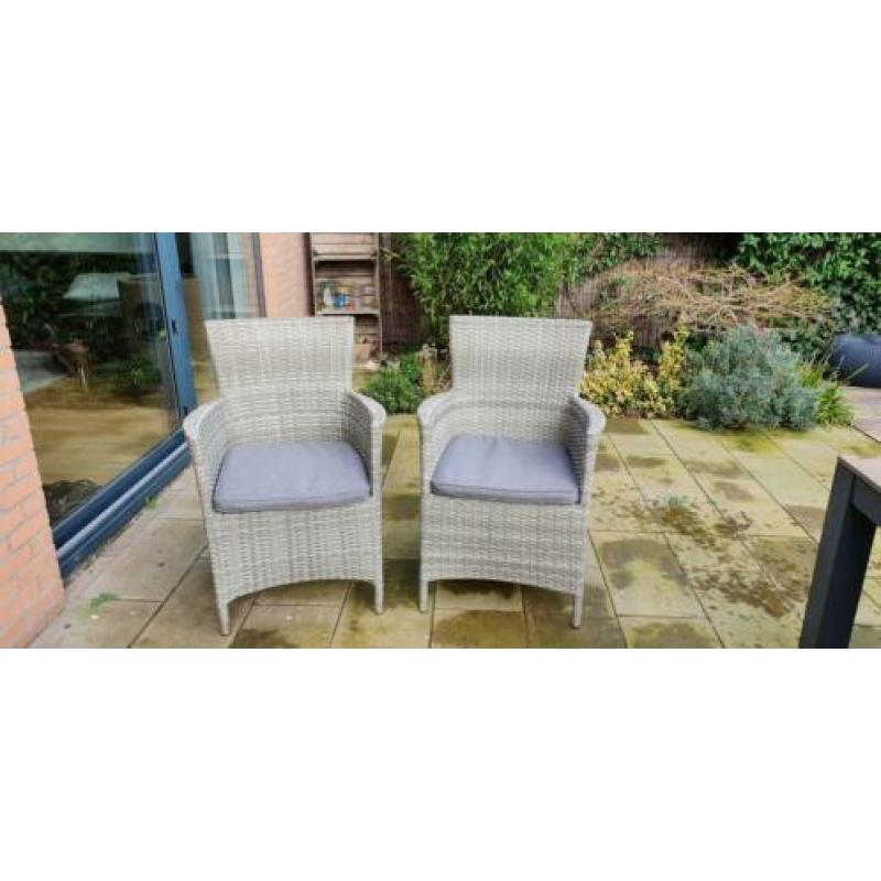 Tuinset polywood/wicker