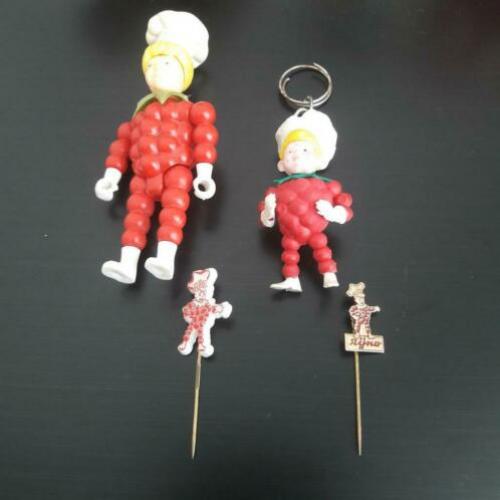 Flipje Tiel 1sleutelhanger 2 speldjes en 1 figuurtje