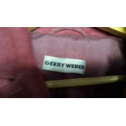 2 echte suede lederen GERRY WEBER jasjes XL zalm en oudroze