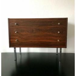 Kast ladenkast hout vintage retro mid century design