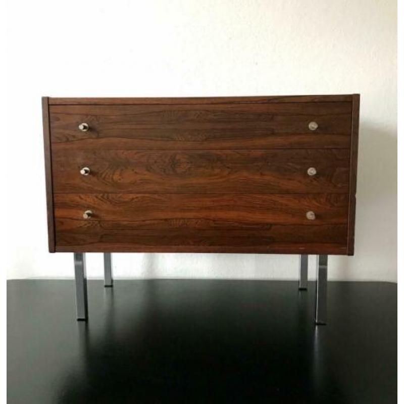 Kast ladenkast hout vintage retro mid century design