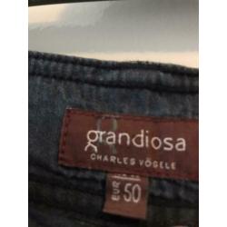 3/4 dunne broek van grandiosa maat 50