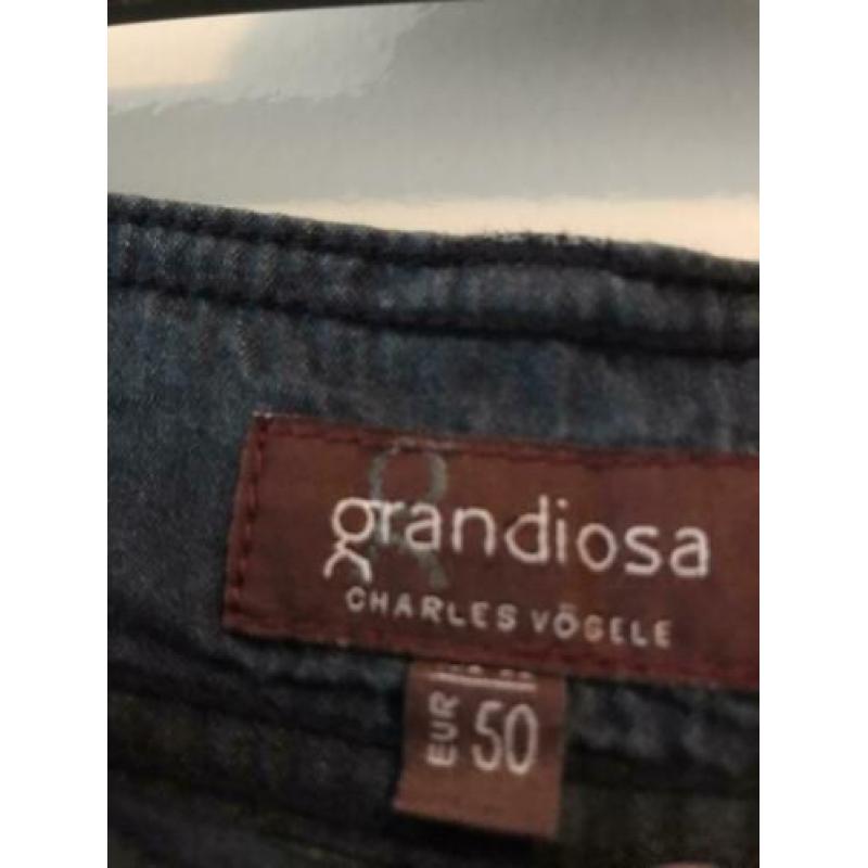 3/4 dunne broek van grandiosa maat 50