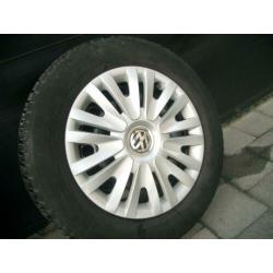 winterbanden met velg volkswagen michelin alpin 195/65 r15
