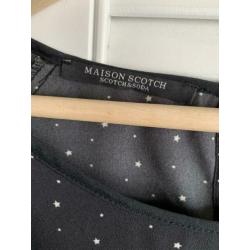 Maison Scotch Soda zwart sterren jurkje 2 38 M