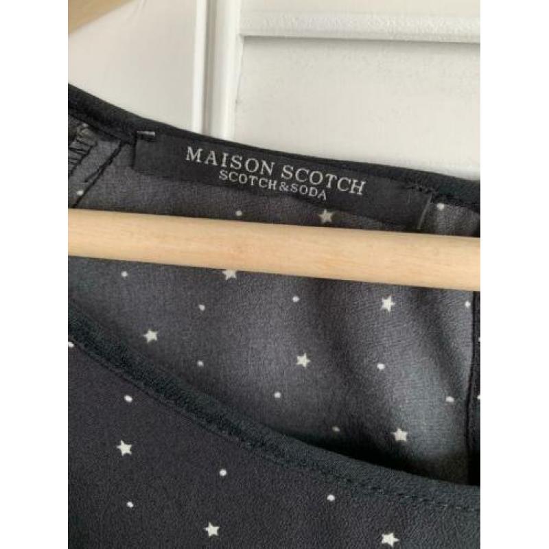 Maison Scotch Soda zwart sterren jurkje 2 38 M