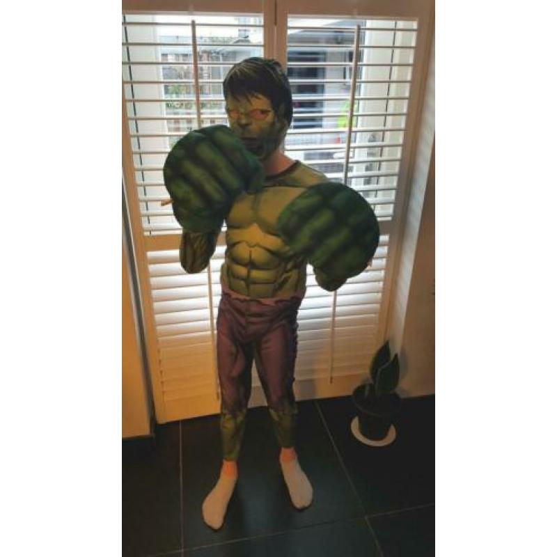 HULK pak compleet met masker en MEGA handschoenen