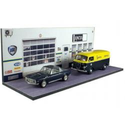 Lancia diorama garage 1:43