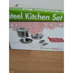 keuken pannen set nieuw