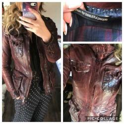 Gaaf used look leren jas mt 36 van Drykorn