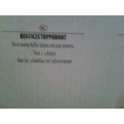 koffiezetapparaat 2-4-kops