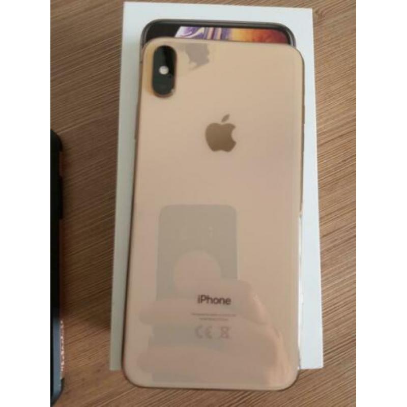 Iphone XS MAX 64gb gold  zo goed als nieuw