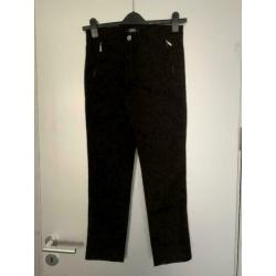 D1149 Nieuw ZiZo maat 36=S broek jeans spijkerbroek zwart