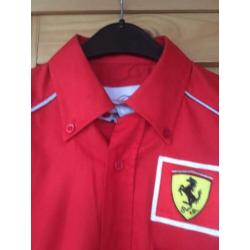 Ferrari Barron Connor raceteam 575 Le Mans overhemd L rood