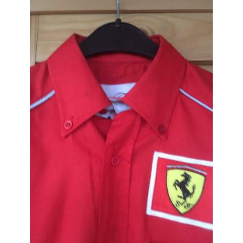 Ferrari Barron Connor raceteam 575 Le Mans overhemd L rood