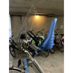 YEPP fietsstoel plus windscherm