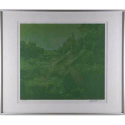 Jos Muris (1936-1984) – Ruïne in een groen landschap