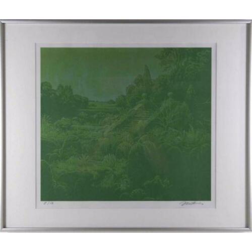 Jos Muris (1936-1984) – Ruïne in een groen landschap