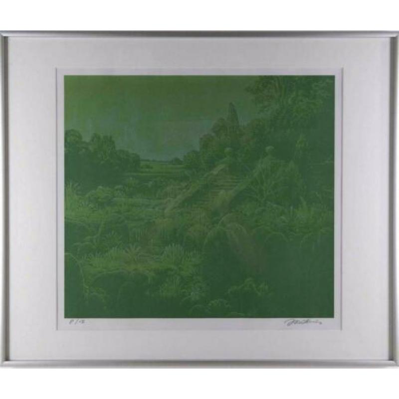 Jos Muris (1936-1984) – Ruïne in een groen landschap