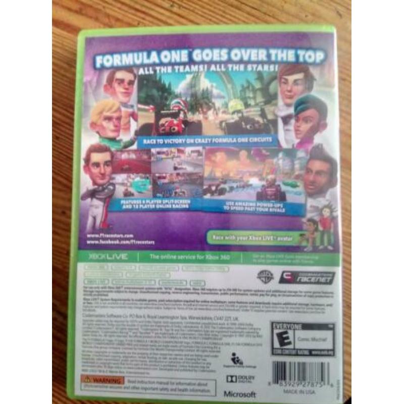 F1 race stars Xbox 360