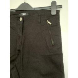 D1149 Nieuw ZiZo maat 36=S broek jeans spijkerbroek zwart