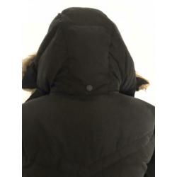 Zwarte donsjas (kort model) maat XL