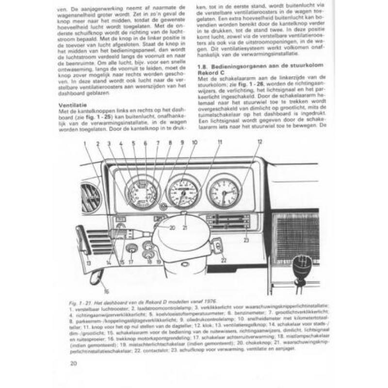 Opel REKORD C en D