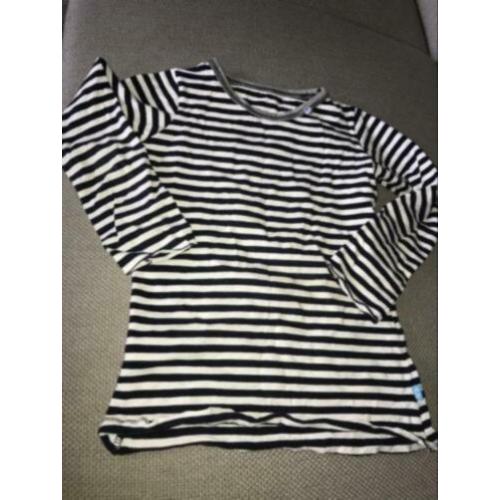 Ninni vi longsleeve blauw blauwe shirt 122 128